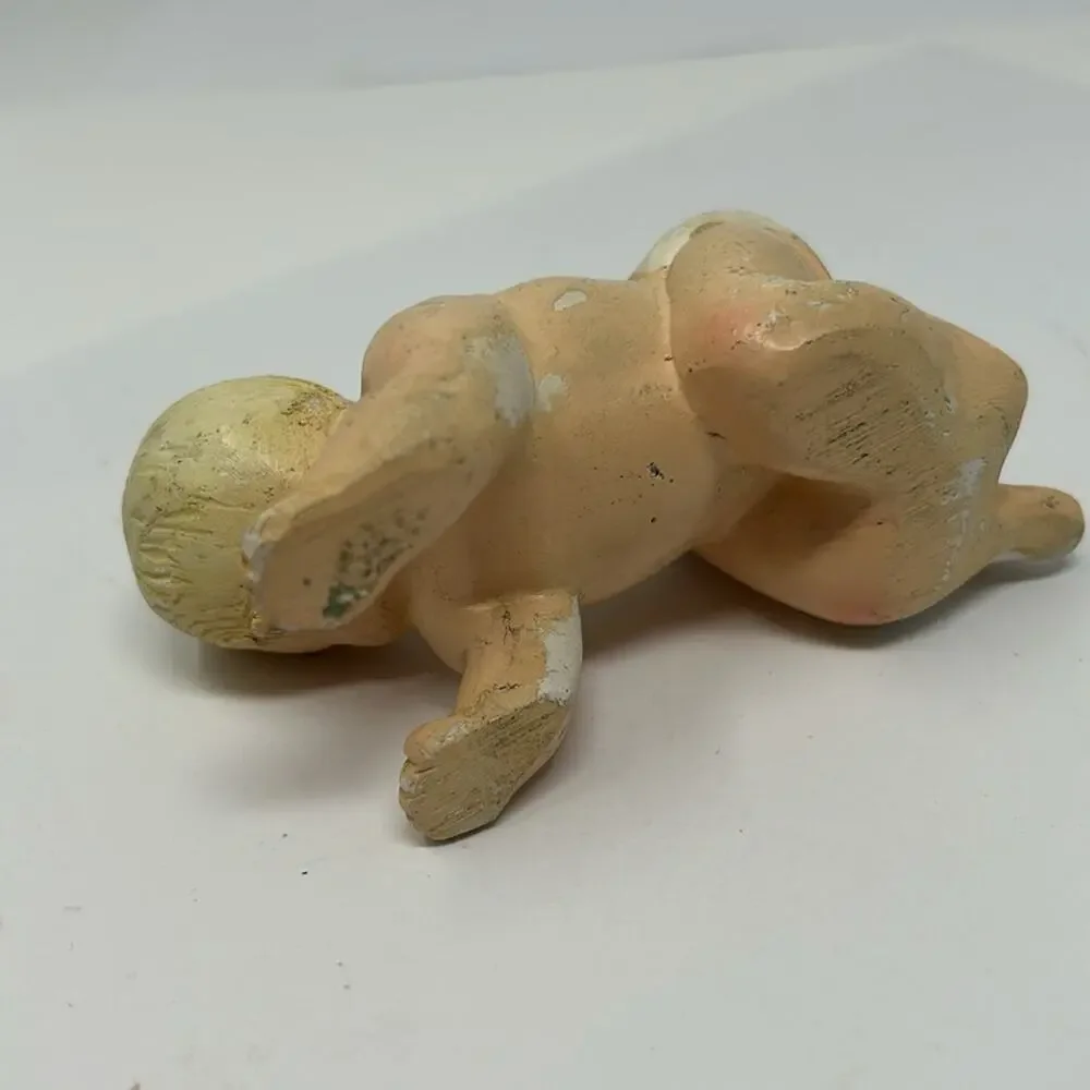 Vintage Crawling Baby Figurine 